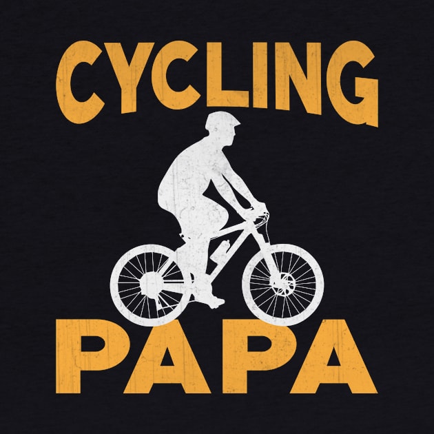 Cycling Papa Novelty Cycling Father Design by TheLostLatticework